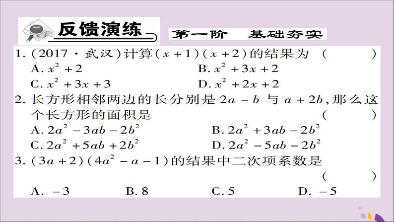 八年级数学上册第十四章《整式的乘法与因式分解》14-1整式的乘法14-1-4整式的乘法（第3课时）课件08