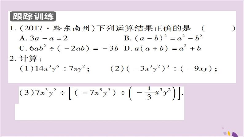 八年级数学上册第十四章《整式的乘法与因式分解》14-1整式的乘法14-1-4整式的乘法（第5课时）课件04