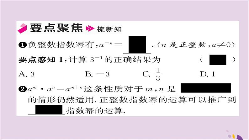 八年级数学上册第十五章分式15-2分式的运算15-2-3整数指数幂课件02