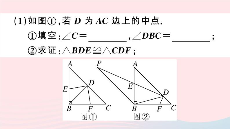 八年级数学上册期末复习专题难点专题二几何探究（2）全等三角形课件第3页