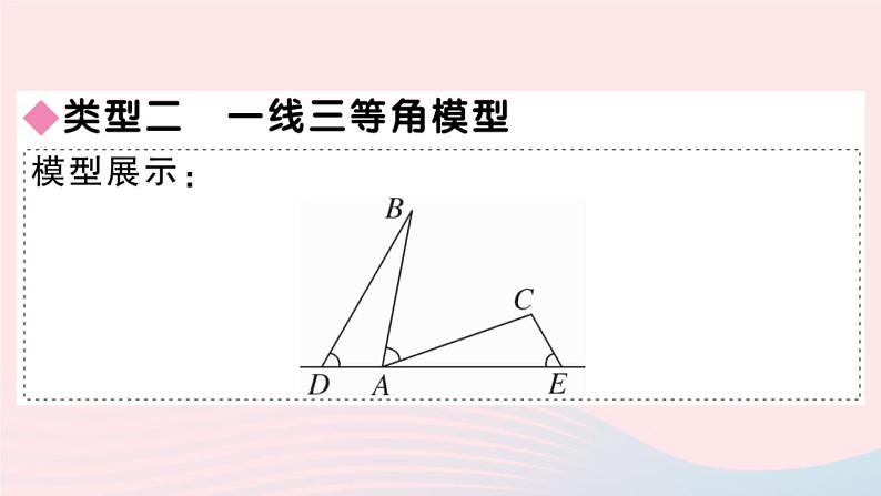 八年级数学上册模型构建专题全等三角形中常见的解题模型课件06