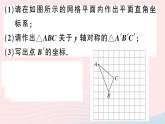 八年级数学上册热点专题网格及坐标系中的轴对称作图课件