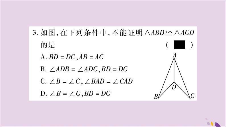 八年级数学上册双休作业（12）习题课件第4页