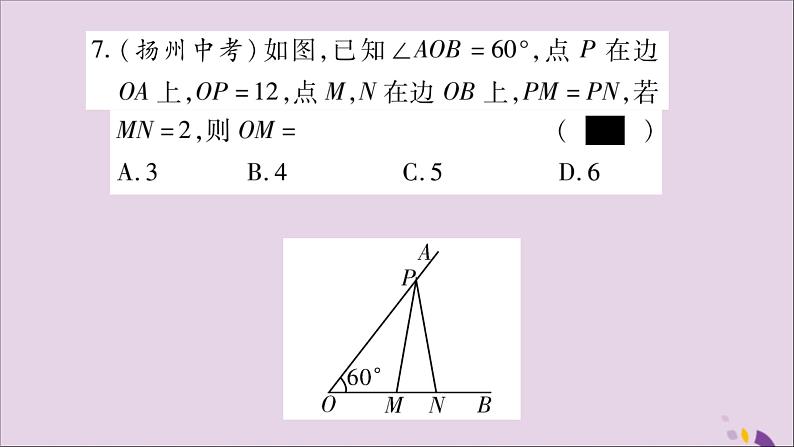 八年级数学上册双休作业（6）习题课件第8页