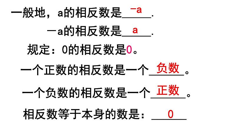 1.2.3 相反数 PPT课件-人教版七上08