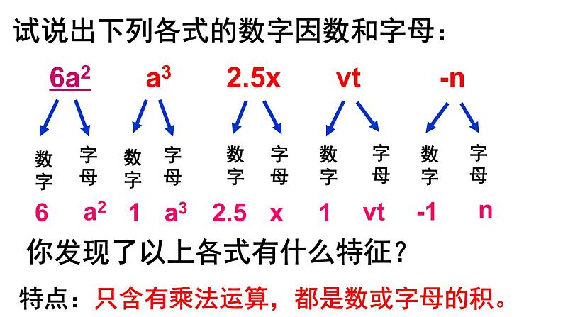 2.1.2 单项式 PPT课件-人教版七上06