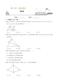 初中12.1 全等三角形精品练习