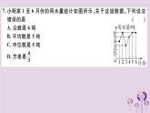 2019春八年级数学下册第二十章《数据的分析》检测卷习题课件