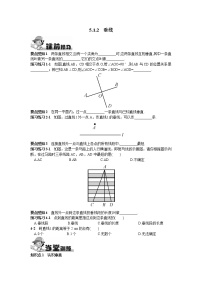 初中数学人教版七年级下册5.1.2 垂线优秀复习练习题