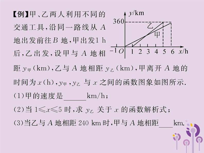 2019年春八年级数学下册第19章一次函数19-2一次函数19-2-2一次函数第4课时一次函数的应用习题课件06