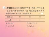 2019年春八年级数学下册第20章数据的分析20-2数据的波动程度第1课时方差课后作业课件