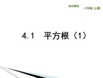 初中数学苏科版八年级上册4.1 平方根优秀课件ppt