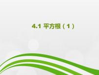 数学八年级上册4.1 平方根优秀课件ppt