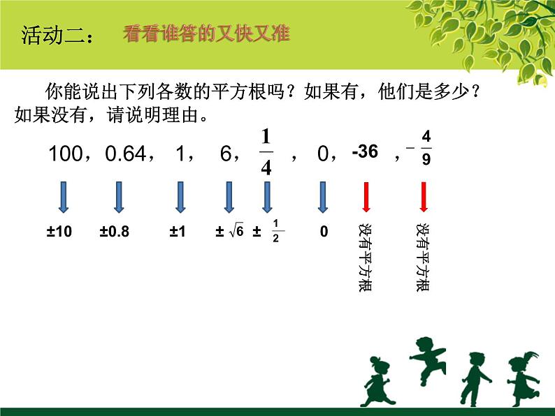 八年级上数学课件《平方根》 (6)_苏科版07