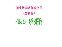 数学八年级上册第四章 实数4.3 实数示范课ppt课件