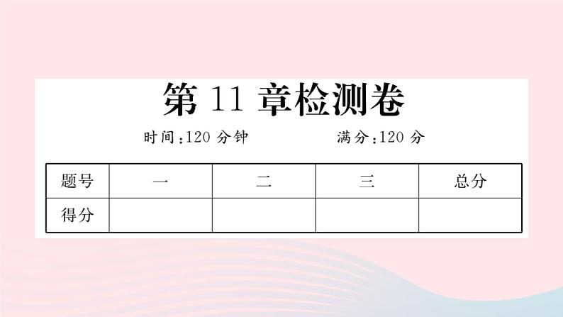 2019秋八年级数学上册第11章数的开方检测卷课件01