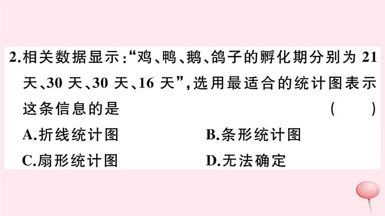 2019秋八年级数学上册第15章数据的收集与表示15-2数据的表示2利用统计图表传递信息习题课件03