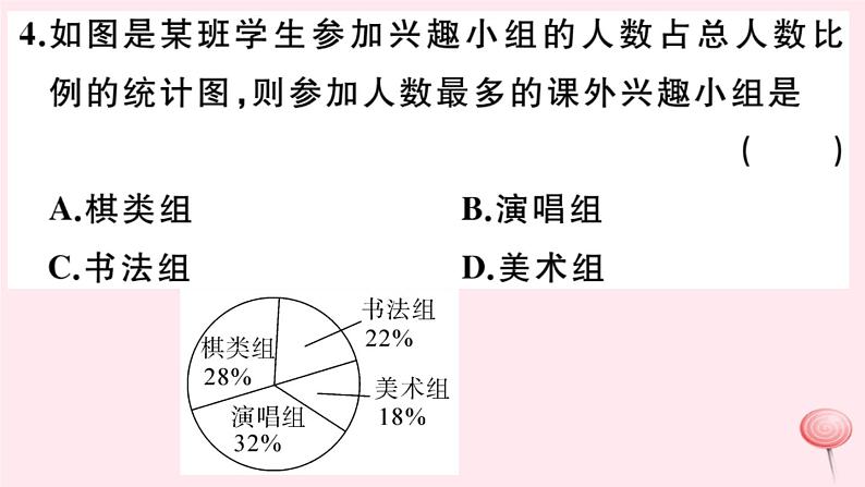 2019秋八年级数学上册第15章数据的收集与表示15-2数据的表示2利用统计图表传递信息习题课件05