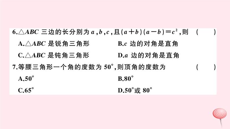 2019秋八年级数学上册期末检测卷课件204