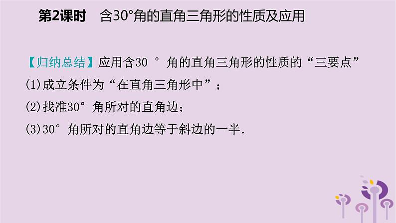 八年级下数学课件1-1  直角三角形的性质和判定(Ⅰ)_湘教版06