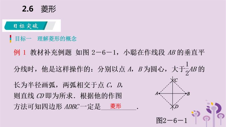八年级下数学课件2-6   菱形_湘教版04