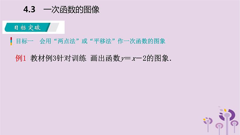八年级下数学课件4-3 一次函数的图像_湘教版第4页