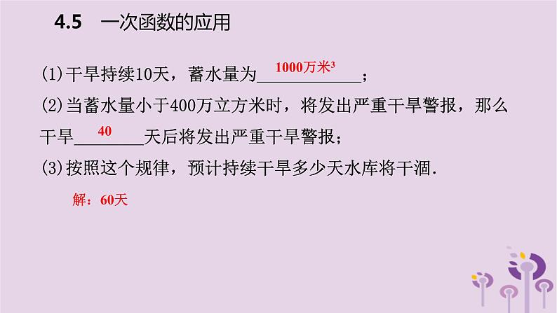 八年级下数学课件4-5  一次函数的应用_湘教版05