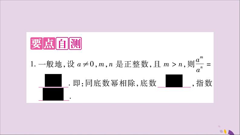 八年级数学上册第1章分式1-3整数指数幂1-3-1同底数幂的除法习题课件（新版）湘教版03