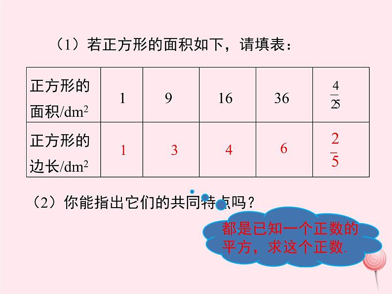 八年级数学上册第3章实数3-1平方根第1课时平方根和算术平方根教学课件（新版）湘教版第5页