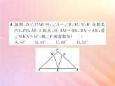 2019秋八年级数学上册三角形全等的判定与性质双休作业3习题课件（新版）湘教版