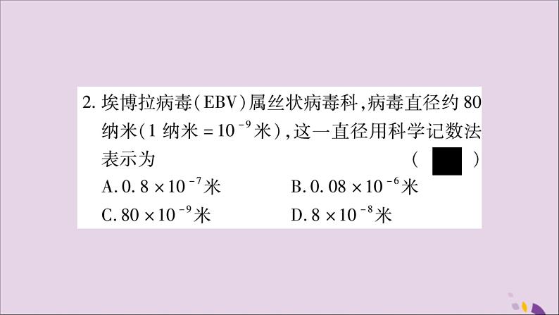 八年级数学上册周周测（3）（1-3_1-5）习题课件（新版）湘教版第3页