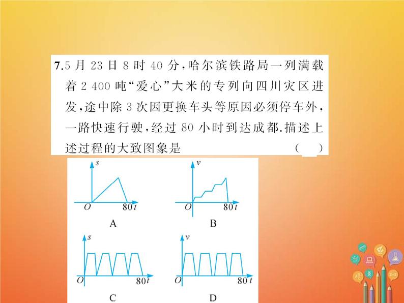 2021年华东师大版八年级数学下册17函数及其图象章末检测题课件(含答案)第8页