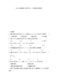 数学人教版17.1 勾股定理课时训练