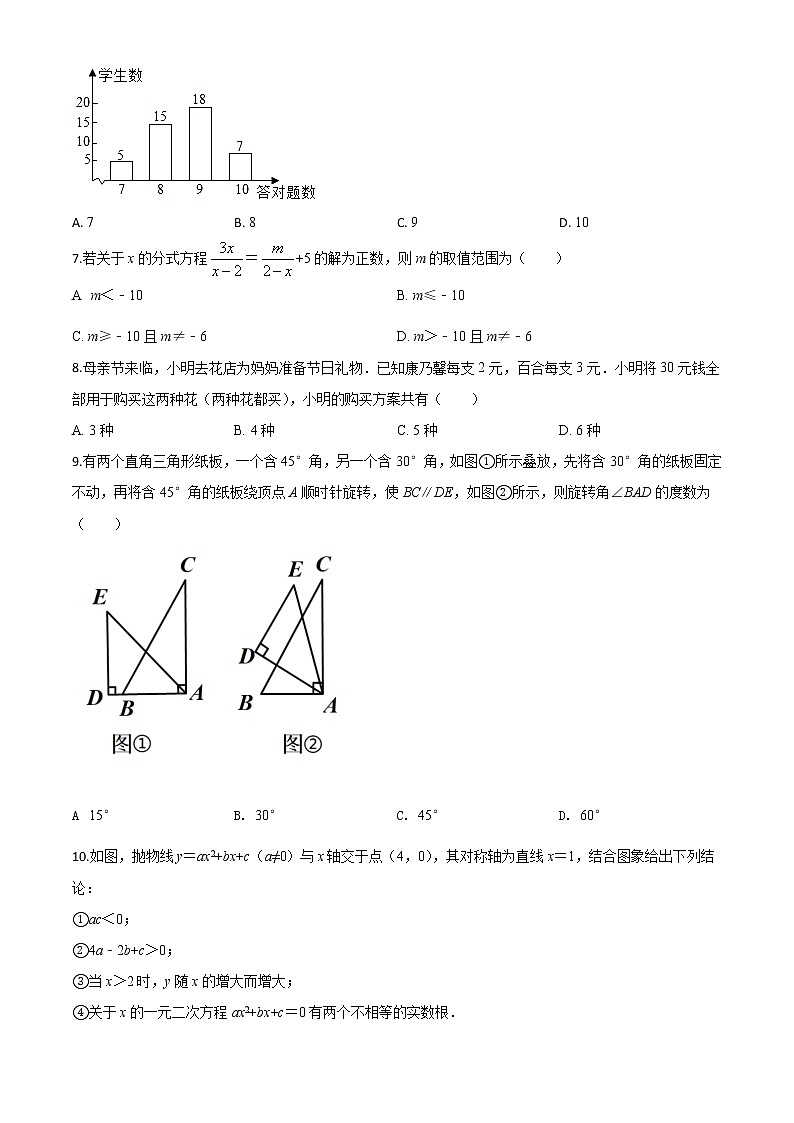 精品解析：黑龙江省齐齐哈尔市、黑河市、大兴安岭地区2020年中考数学试题（原卷版）02