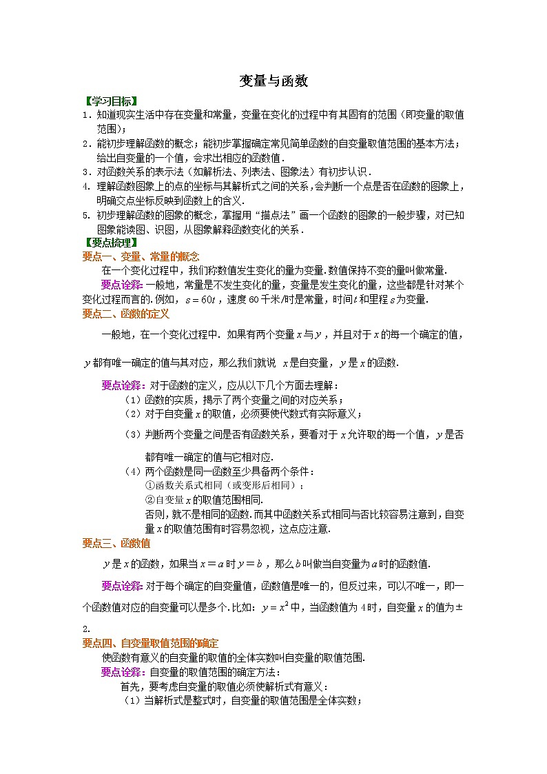 16.变量与函数知识讲解01