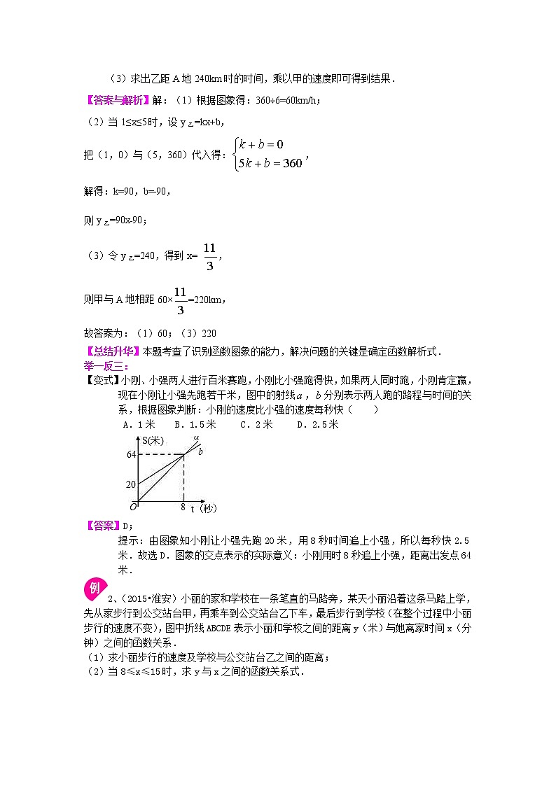 一次函数的应用（基础）知识讲解02