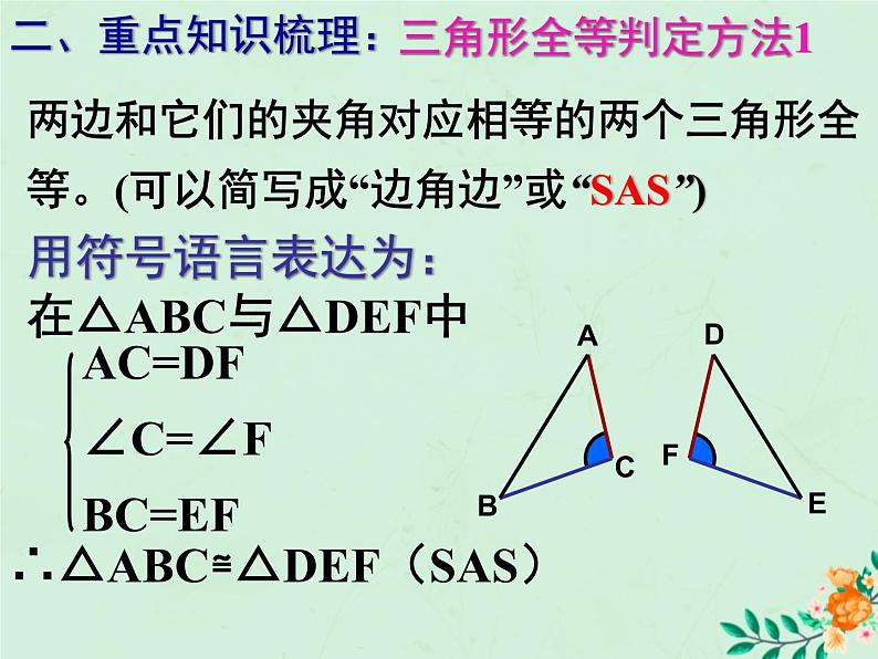 八年级数学上册第1章全等三角形1-2全等三角形课件2（新版）苏科版第4页