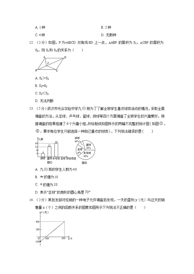 2017-2018学年河北省秦皇岛市海港区八年级（下）期末数学试卷03