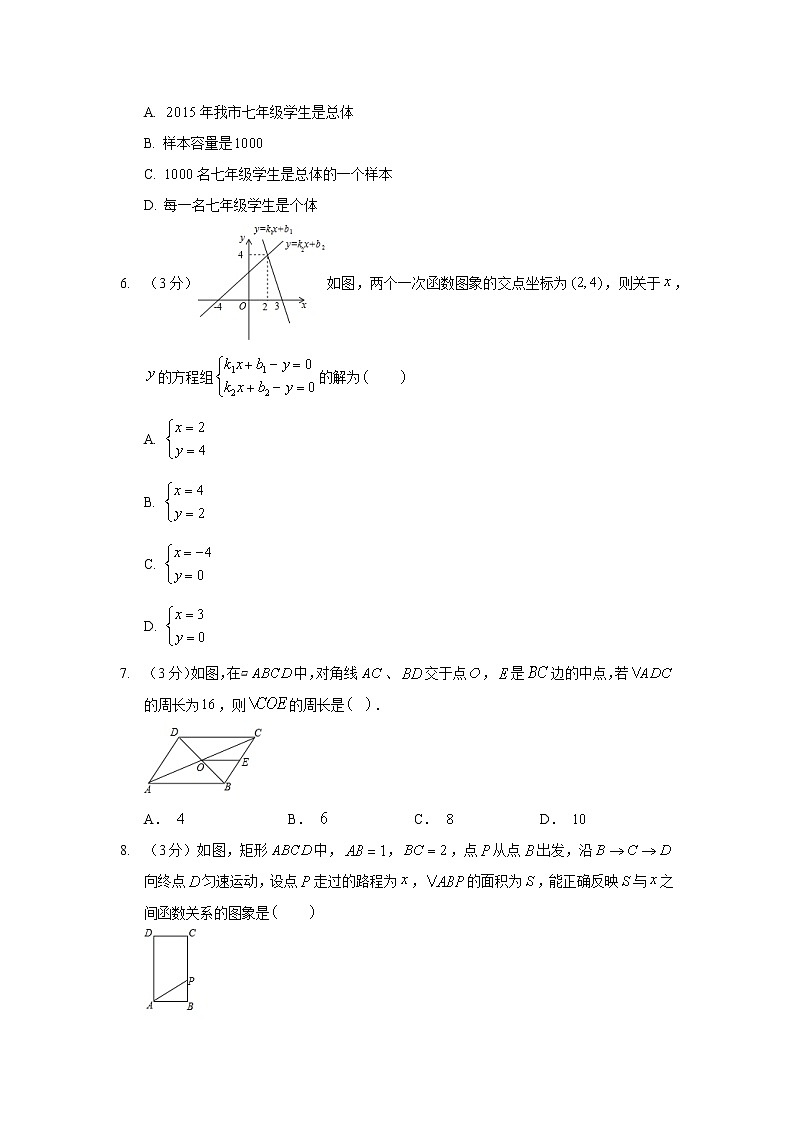 2017-2018学年河北省唐山市滦南县八年级（下）期末数学试卷02