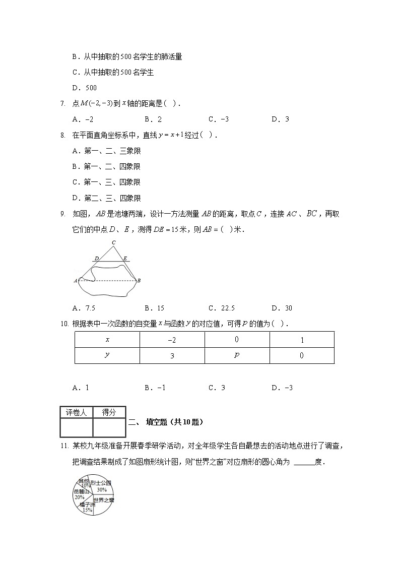 2019-2020学年河北省保定市曲阳县八年级（下）期末数学试卷02