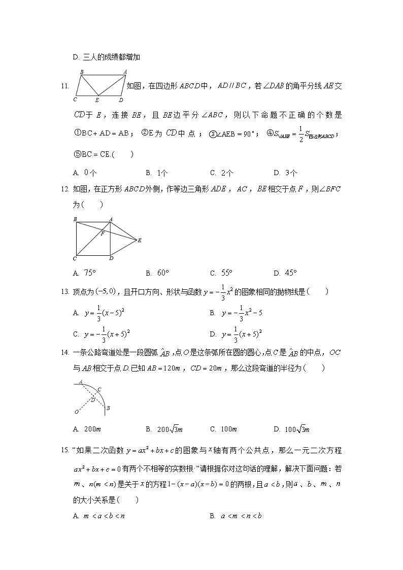 2018年河北省唐山市丰南区中考数学二模试卷03