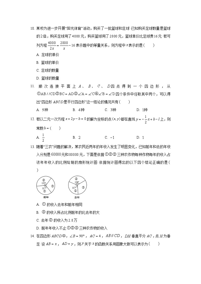 2019年河北省廊坊市安次区中考数学一模试卷03