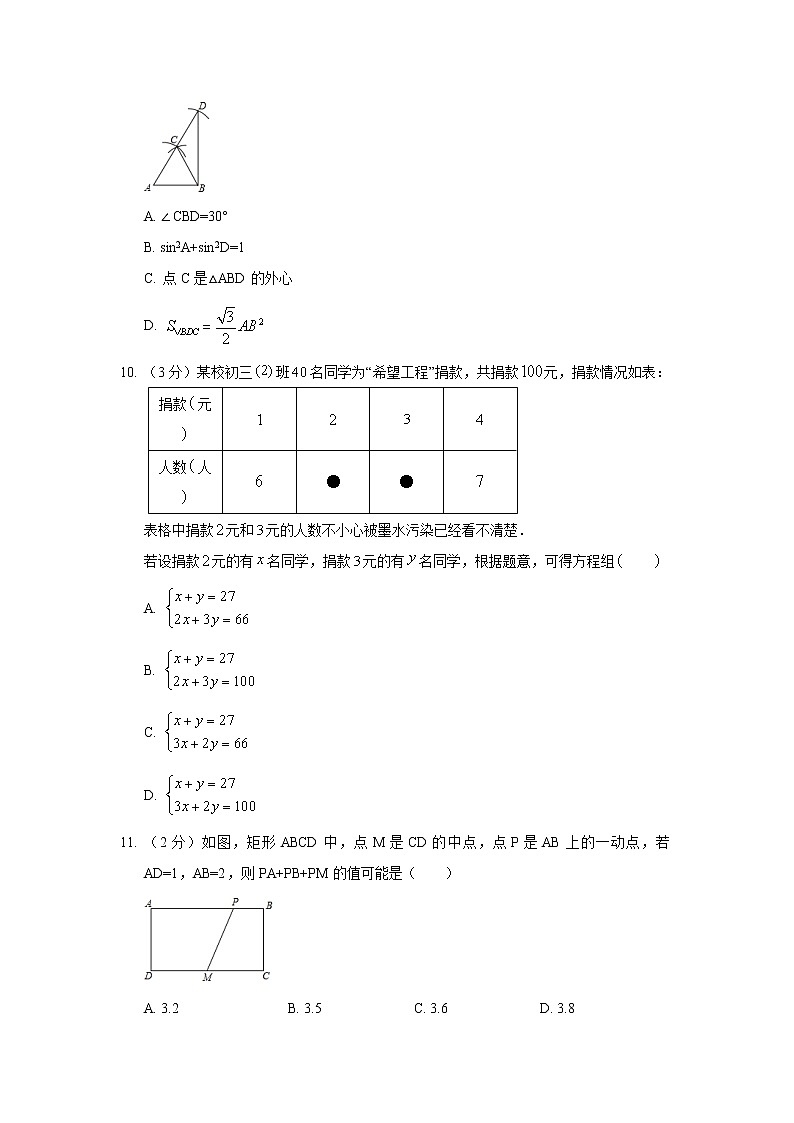 2019年河北省唐山市路南区中考数学一模试卷03