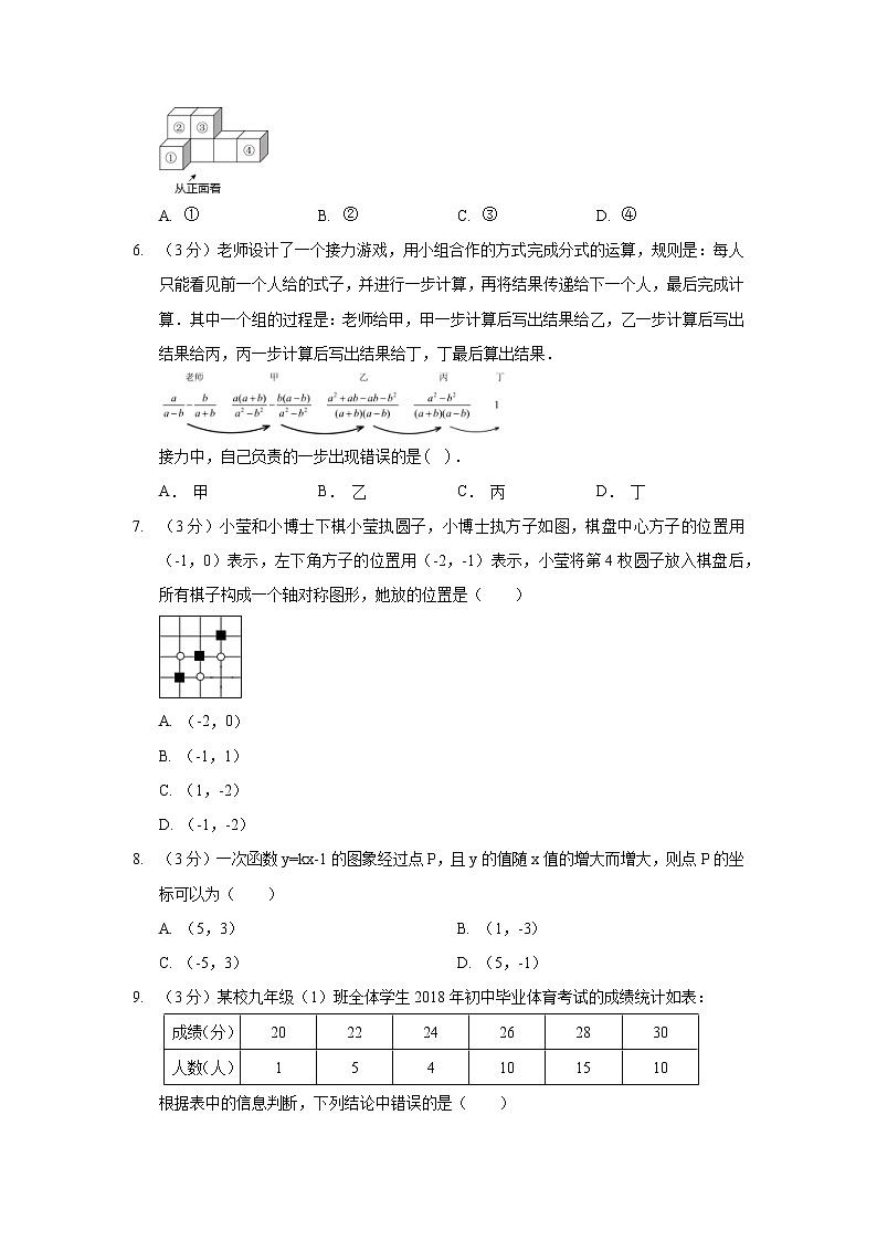2019年河北省唐山市玉田县中考数学二模试卷02