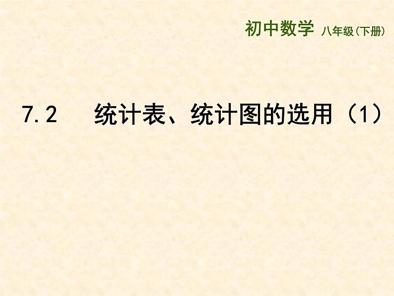 八年级下数学课件《统计表、统计图的选用》 (2)_苏科版01