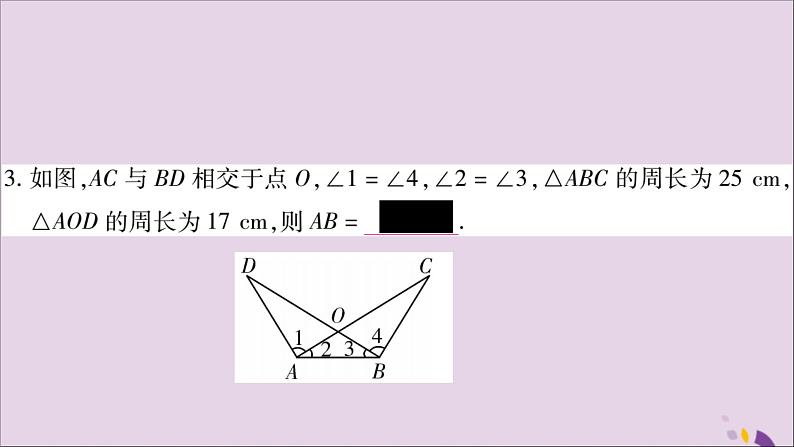 八年级数学上册第2章三角形2-5全等三角形第3课时三角形全等的判定（ASA）习题课件（新版）湘教版05