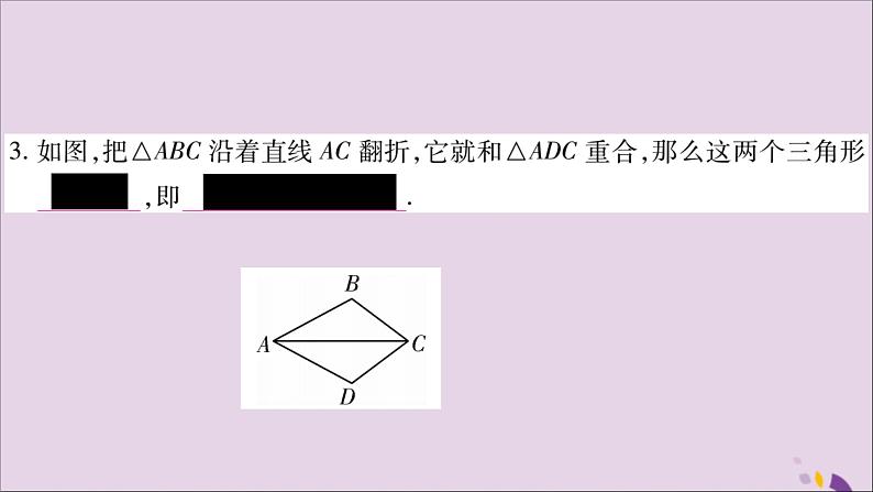 八年级数学上册第2章三角形2-5全等三角形第1课时全等三角形及其性质习题课件（新版）湘教版05