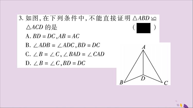 八年级数学上册双休作业（6）习题课件（新版）湘教版04