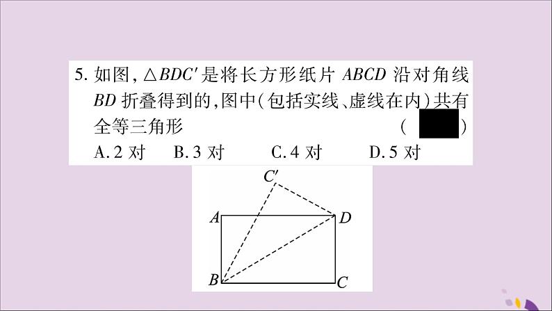 八年级数学上册双休作业（6）习题课件（新版）湘教版06