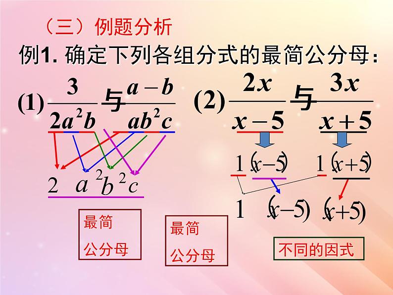 八年级数学上册第3章分式3-4分式的通分课件（新版）青岛版07